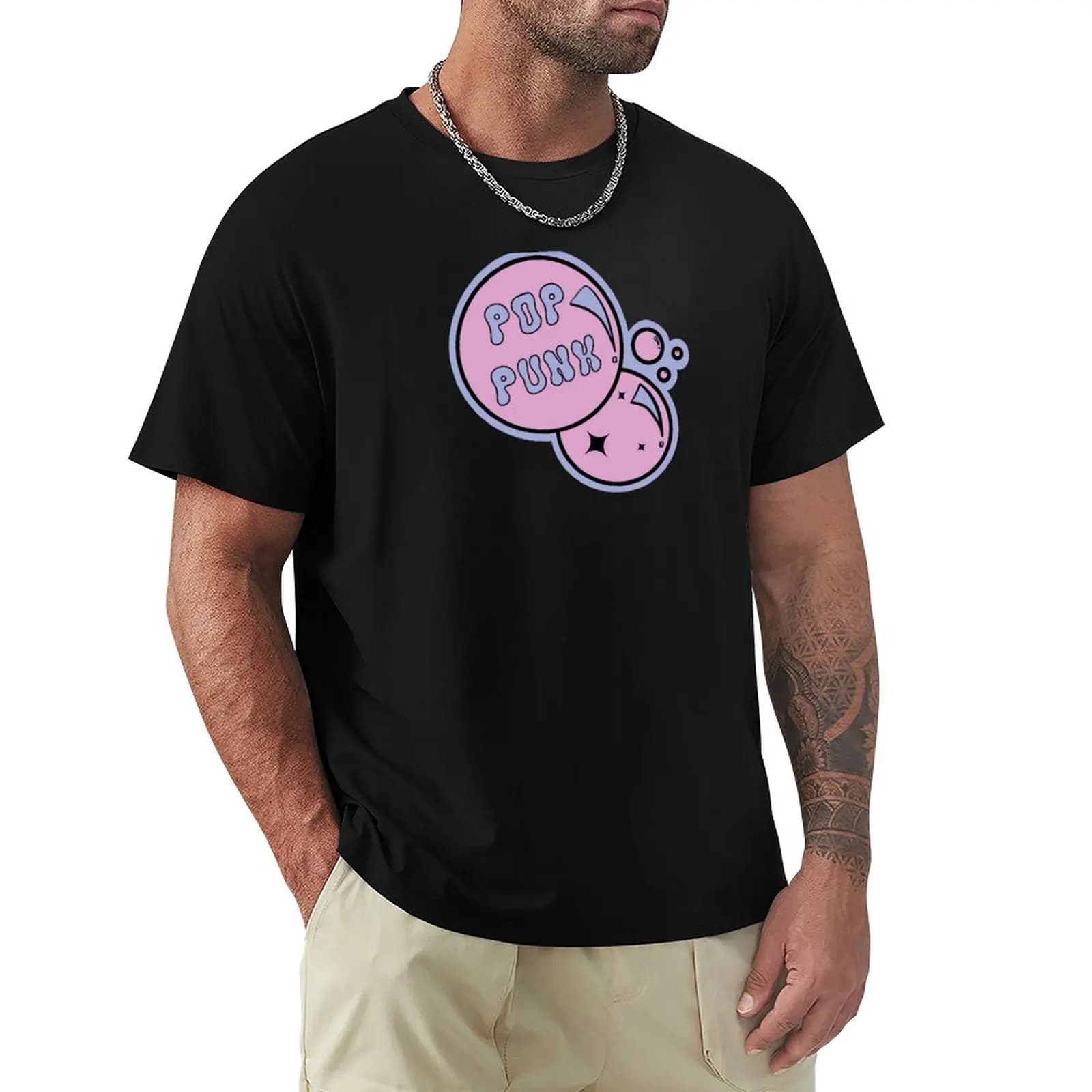 Pop punk T-Shirt Work Wear Short Sleeve T-Shirt