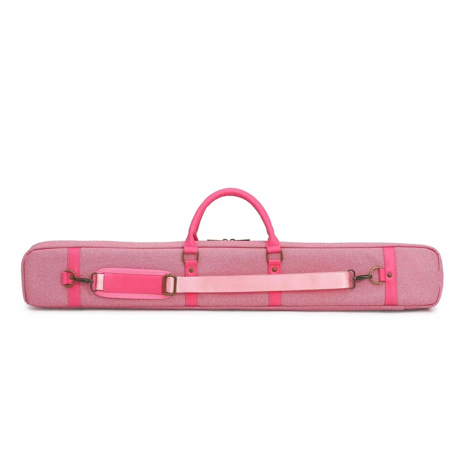 Custodia per Stecca da Biliardo in Pelle PU, Contenitore Portatile con Tasche Extra per Accessori da Biliardo e Viaggi