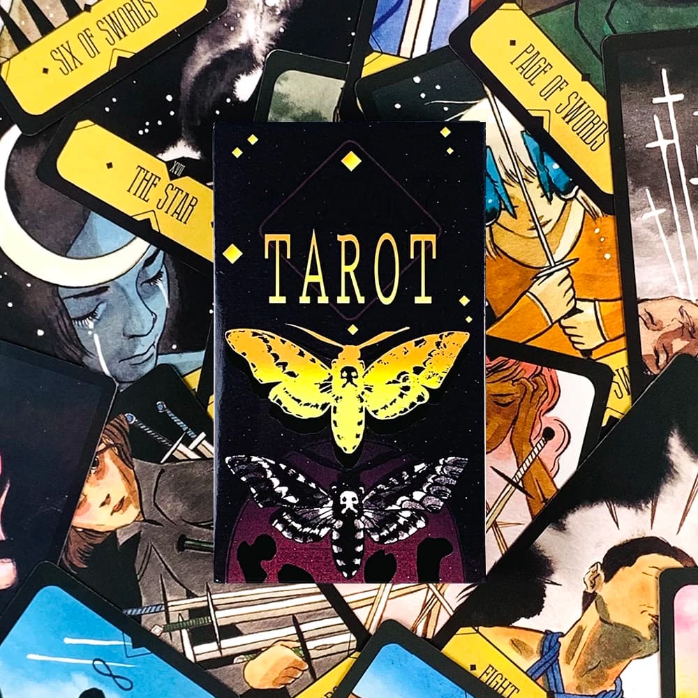 Le Carte dei Tarocchi Sasuraibito: un mazzo da 78 carte, edizione inglese per divinazione, giochi da tavolo, meditazione e regali, giochi per feste