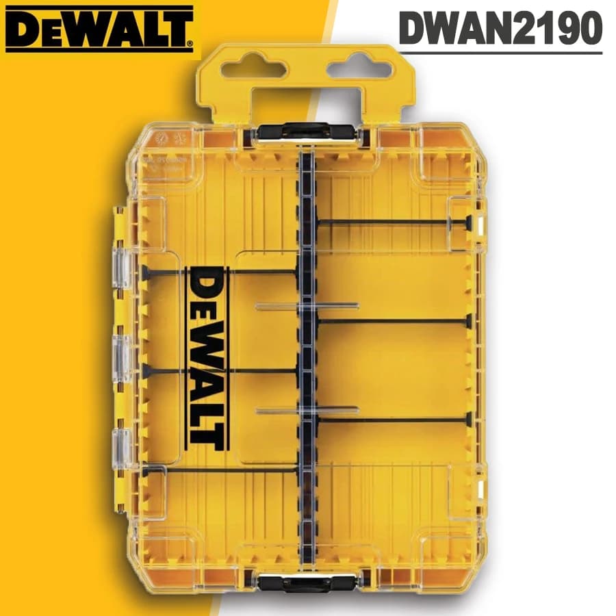 DEWALT Set of durable medium housings/part box Storage box Multi-functional plastic stackable box DWAN2190