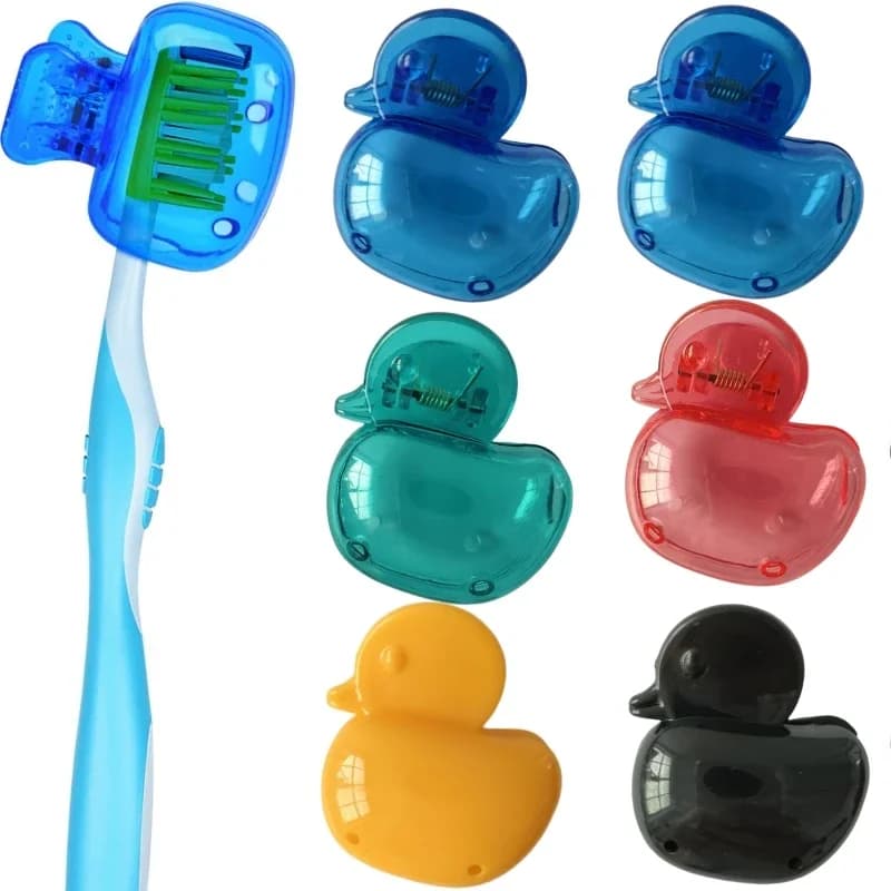 Portable Toothbrush Head Cover for Manual and Electric Toothbrush Travel Toothbrush Protector Coverings Clip Case Home Supplies