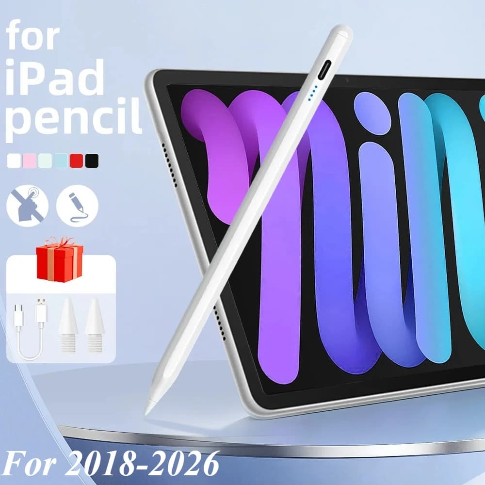 Stylus Pen for iPad 2018-2026 Touch Screens Tablet Pen Compatible with iPad Pro 11"/12.9"/M4, Air 3/4/5,Mini iPad 10/9/8/7/6