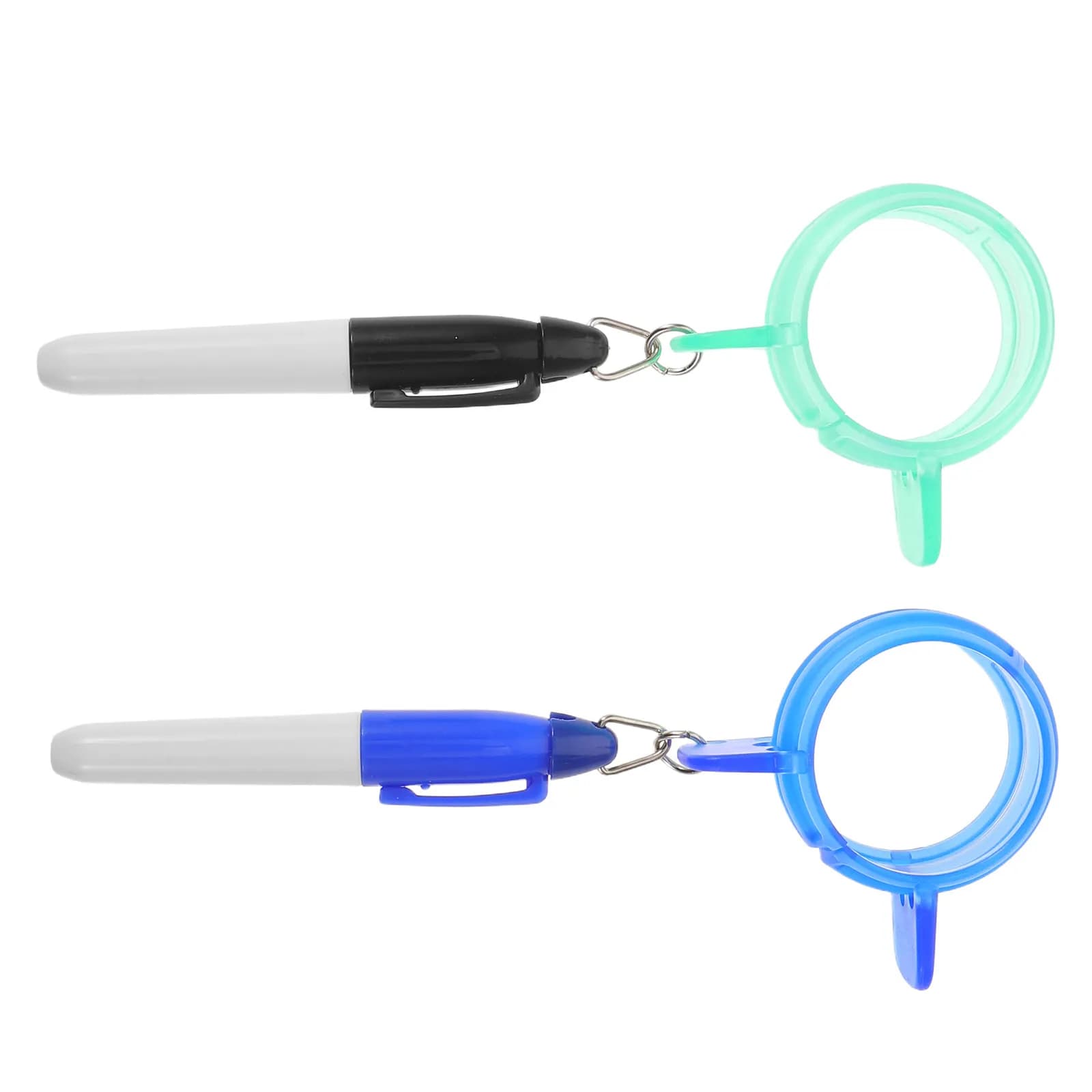 2 Pezzi Stencil per Linee su Palline da Golf, Strumento di Allineamento di Precisione, Marcatore Portatile per Palline, Ausilio per l'Allenamento del Putting, Accessori Golf per il Miglioramento delle Prestazioni