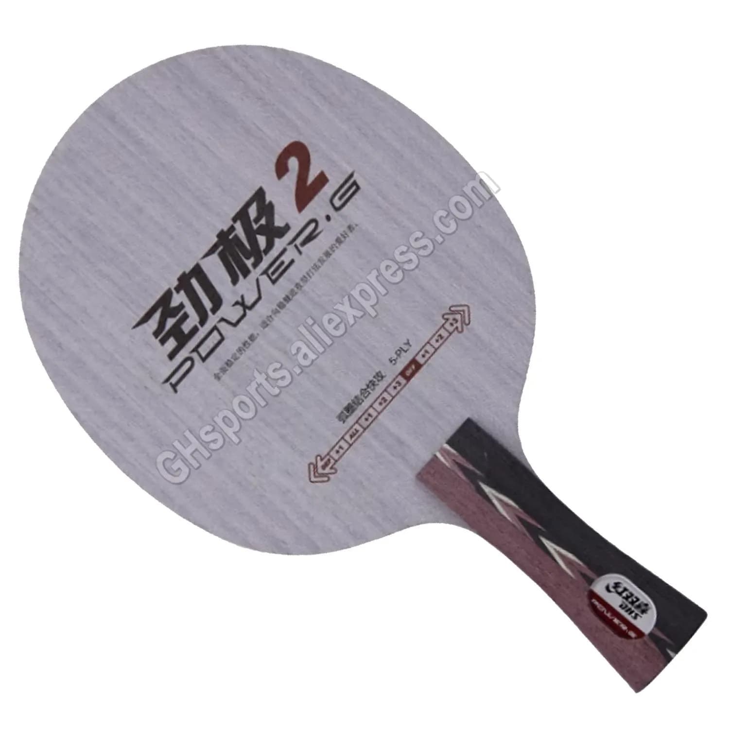 DHS POWER.G2 PG2 PG 2 PG.2 Loop+Attack OFF Ping Pong Rack Blade