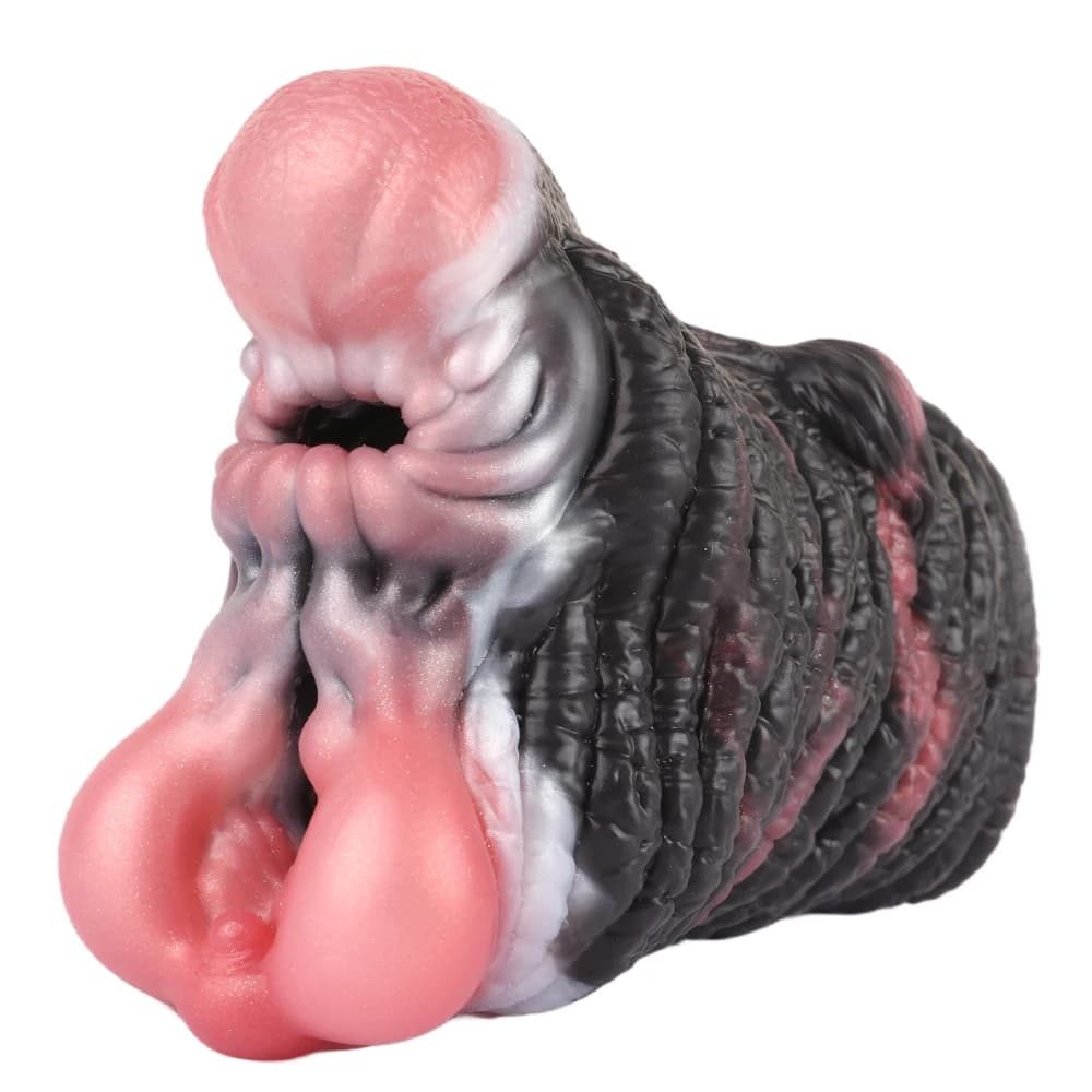 GEEBA Masturbatore Maschile Fantasy Pocket Pussy in Silicone, Onahole, Giocattoli Sessuali per Adulti, Vagina Realistica a Doppio Canale, Stroker per Uomini 18+