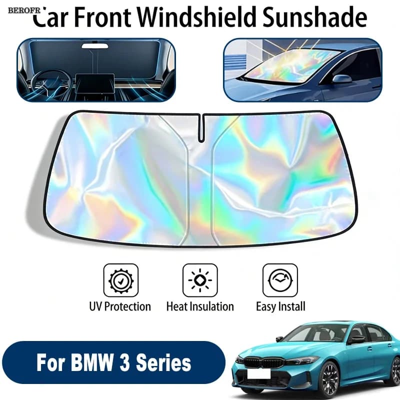 Windshield Sun Shade For BMW 3 Series Foldable UV Reflective Front Window Sun Protection Cover Accessories