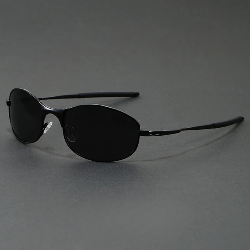Men's Polarized Sunglasses UV400 Protection Ultra Light Metal Frame Driving Fishing Sun Glasses For Men