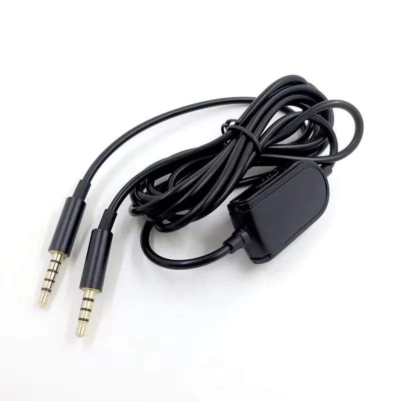 A10 A40 Gaming Headphones with 2 m 3.5 mm auxiliary audio cable PVC jacket Stereo Connector type with inline silent volume control