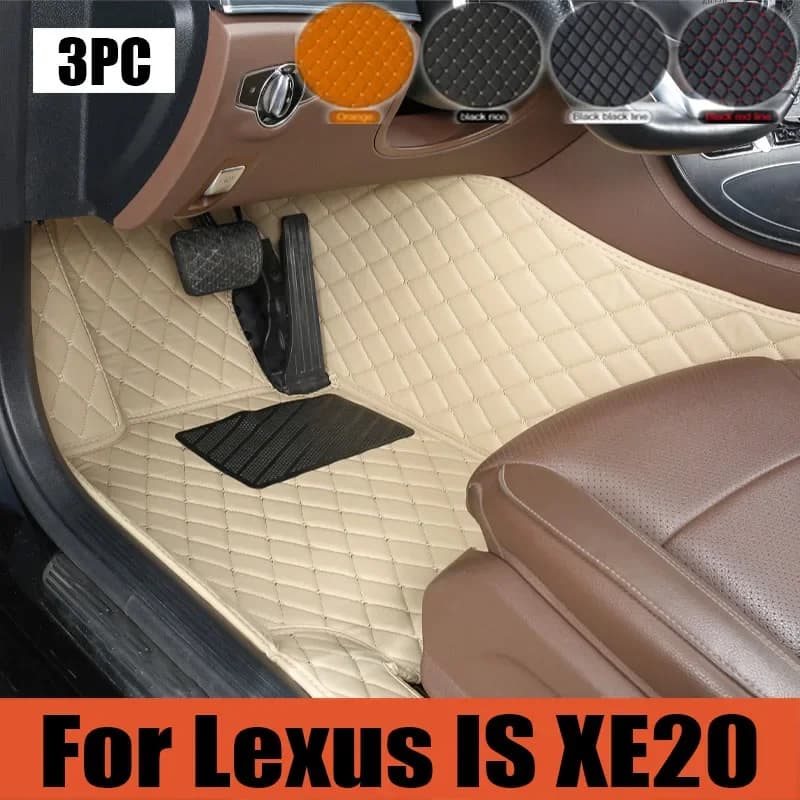 Tappetini auto originali per Lexus IS XE20 2006 ~ 2013 IS250 300h 200d 220d Tappeto Tappetino Anti sporco Tappetino protettivo Tappetino per bagagliaio auto