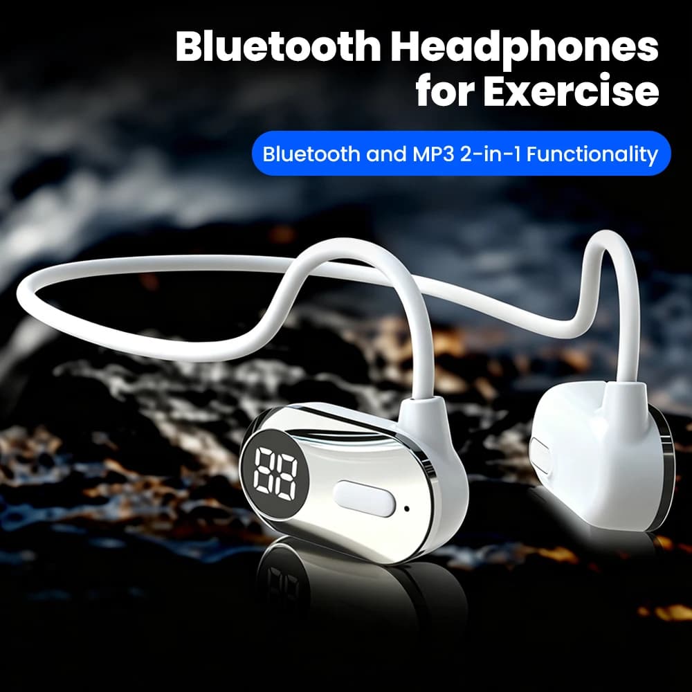 OWS Wireless Bluetooth Headphones Bluetooth6.0 Hook-on Sports Earphones With Mic Support TF Card Headsets For Cellphones Earbuds