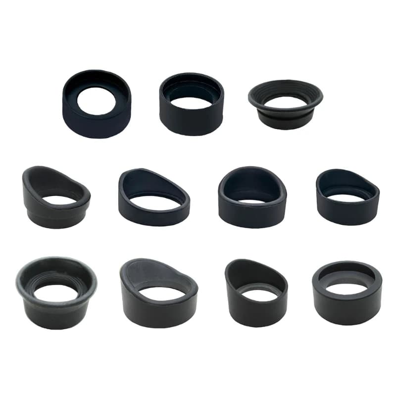 Oculare in gomma morbida Eye Shield 28mm-37mm Eye Guards tazze per microscopio binoculare 28mm-37mm diametro interno