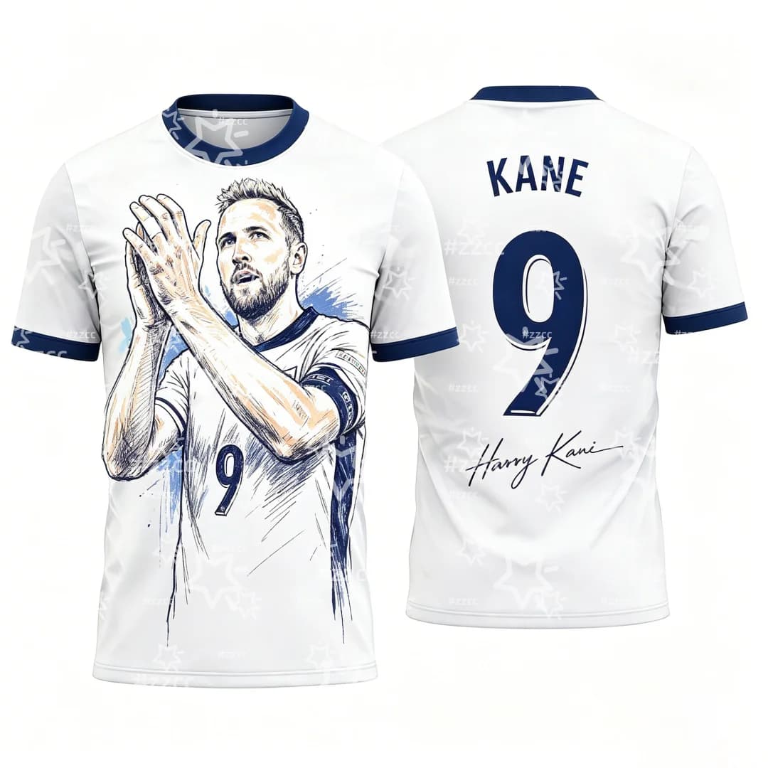 2026 Harry Kane Fan Commemorative Football Jersey Summer Sports Men's T-Shirt Kid's Clothing Tee Woman cycling jersey