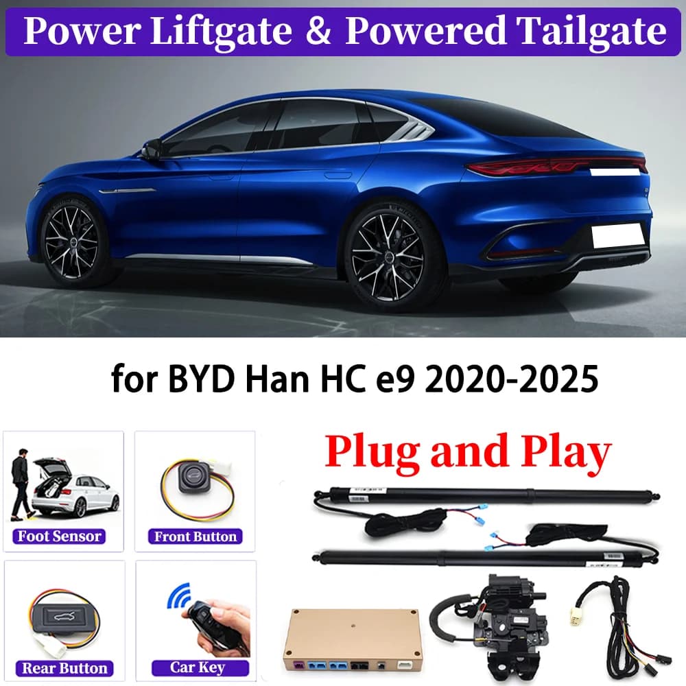 Per BYD Han HC e9 2020-2025 OEM Aggiornamento Auto Kit Portellone Elettrico Automatico Smart Auto Sistema Portellone Elettrico Plug and play