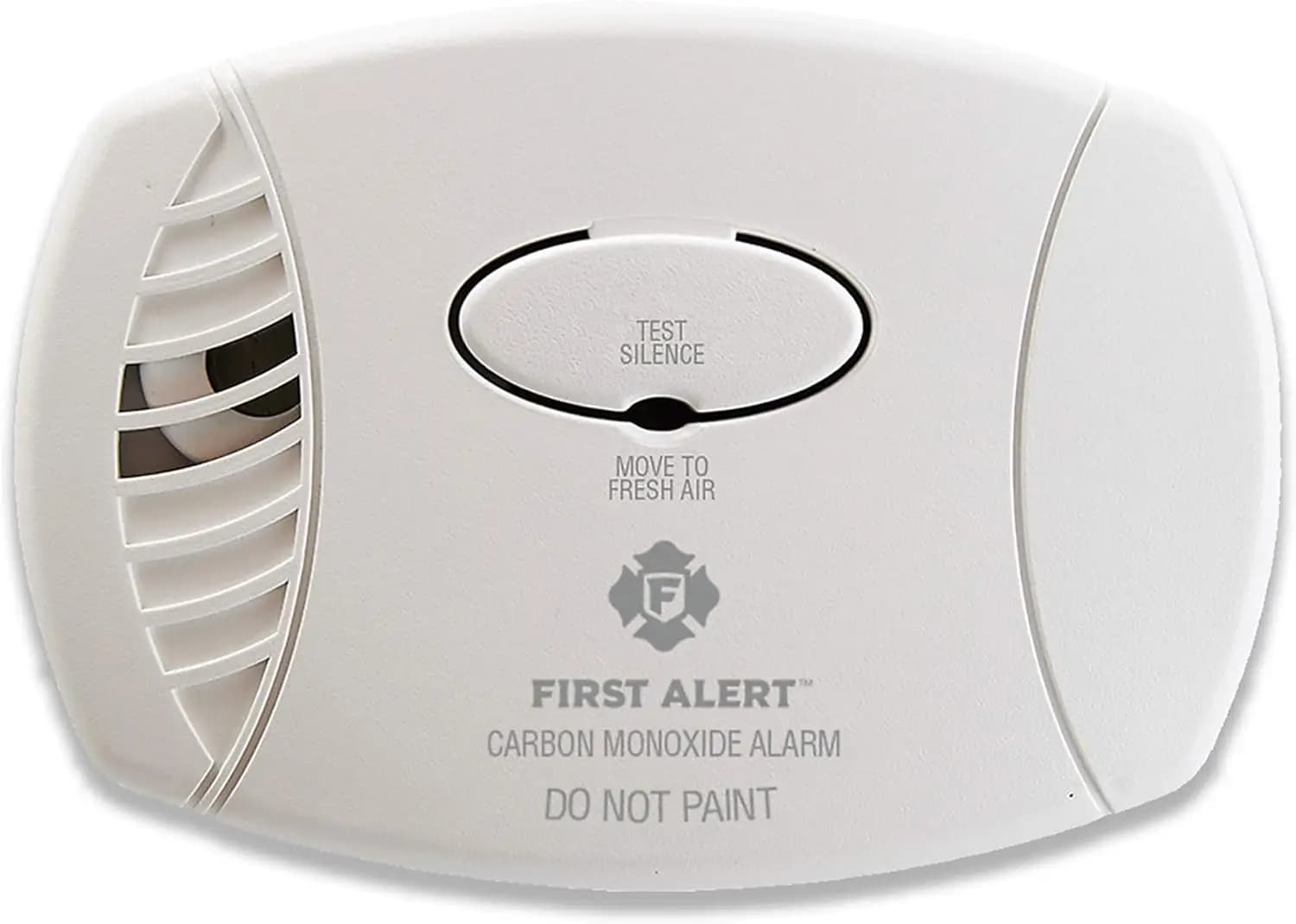 Allarme Monossido di Carbonio Plug-in con Pulsante di Test e Silenziamento, Rilevatore CO Bianco per la Sicurezza Domestica, Confezione da 1