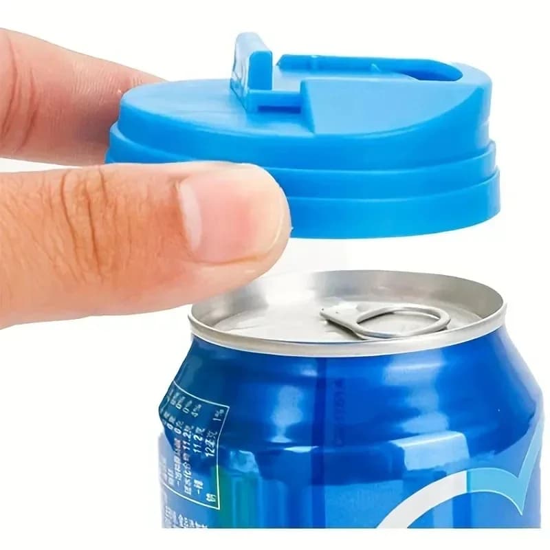 Universal Reusable Carpet for Cans of Drinks (Coca-Cola, Sprite) - Waterproof, Dustproof, Sealing for Keeping Freshness - Ideal for Travel and Picnic Open