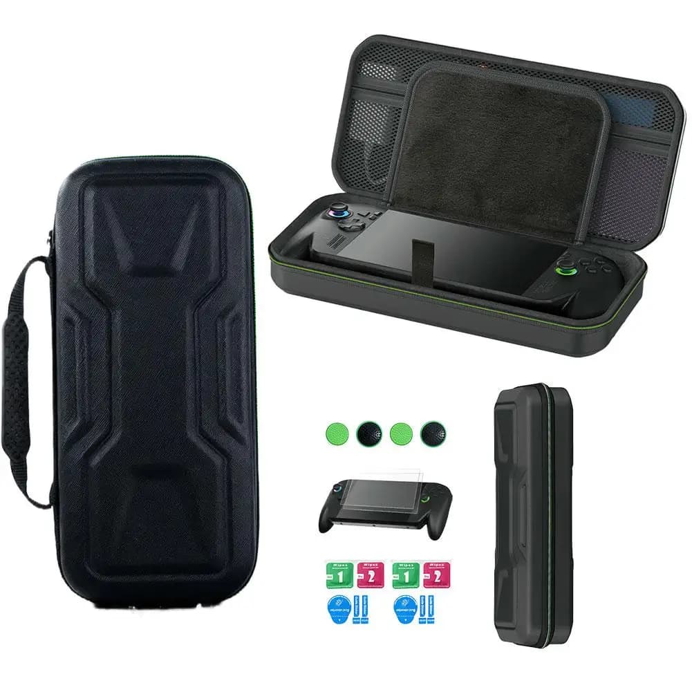 Custodia protettiva per custodia rigida per ROG Xbox Ally X Pellicola per schermo in vetro temperato Cappucci per pollice Kit di accessori per console di gioco