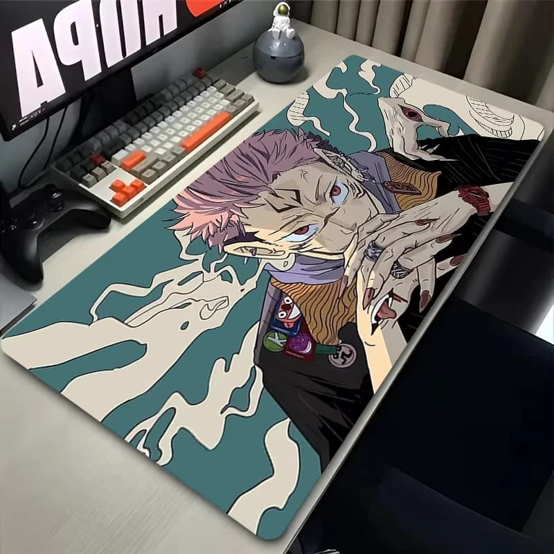 Japan Anime Mouse Pad Laptop Manga J-jutsu K-kaisen Mousepad New Mat XXL Sukuna Keyboard PC Game Accessories Desk Mat