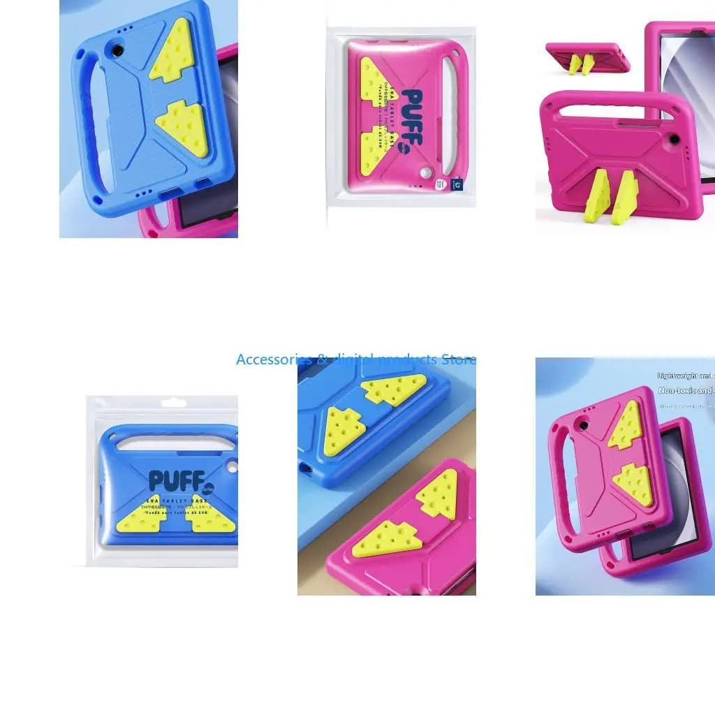 77JD Builts In Stand Heavy Duty Shockproof Cartoon Pattern Tablets Cover for Tab