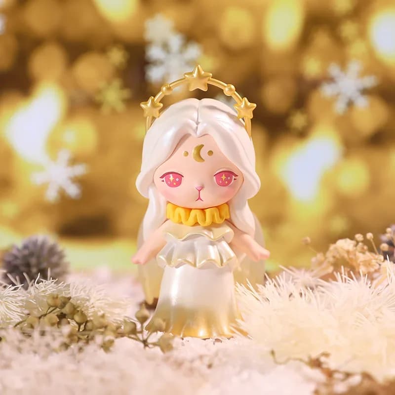 POP MART Bunny Christmas Series Scatola cieca Scatola a sorpresa Action Figure originale Modello di cartone animato Collezione di scatole misteriose Regalo per ragazze