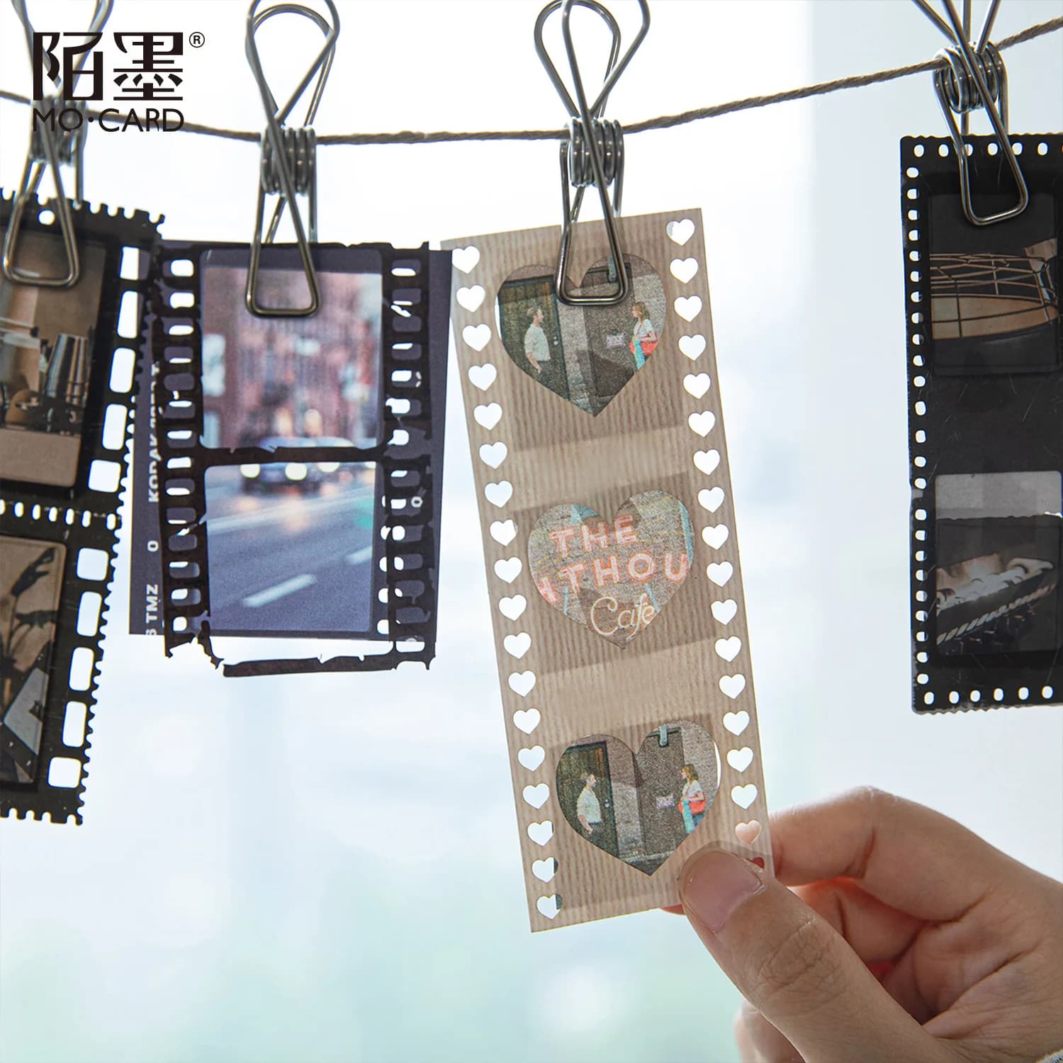 20 pz/lotto Taccuini Memo Materiale Carta Pellicola cornice raccolta Spazzatura Ufficiale Scrapbooking carta Decorazione di cancelleria