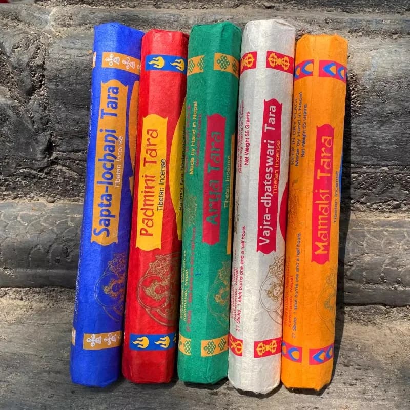 Bastoncino di incenso tradizionale del tempio della scimmia nepalese/incenso tibetano con diamante madre di grado migliora l'aroma purifica l'aria Joss Stick