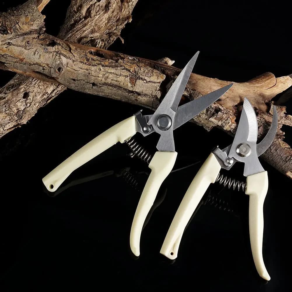 Manual tools Bonsai for gardening stainless steel pruning scissors for grass branches flowers