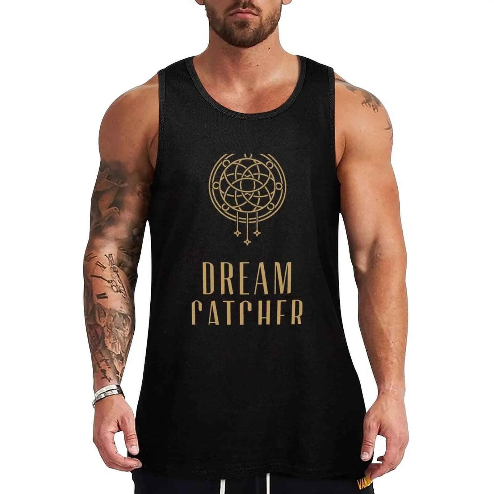 DREAMCATCHER Tank Top Comfort Stretch Tank Top Relaxed Fit Sleeveless