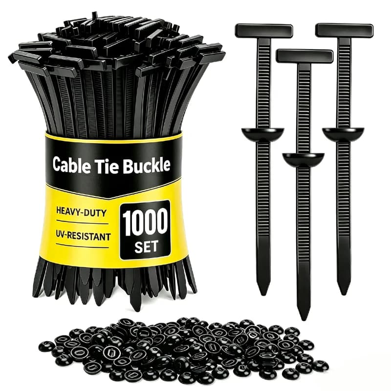 1-1000set Nylon Zip Ties Cable Tie Buckle Self Locking Car Auto Fastener Screw Replacement Fender Engine Guard Wire Clip