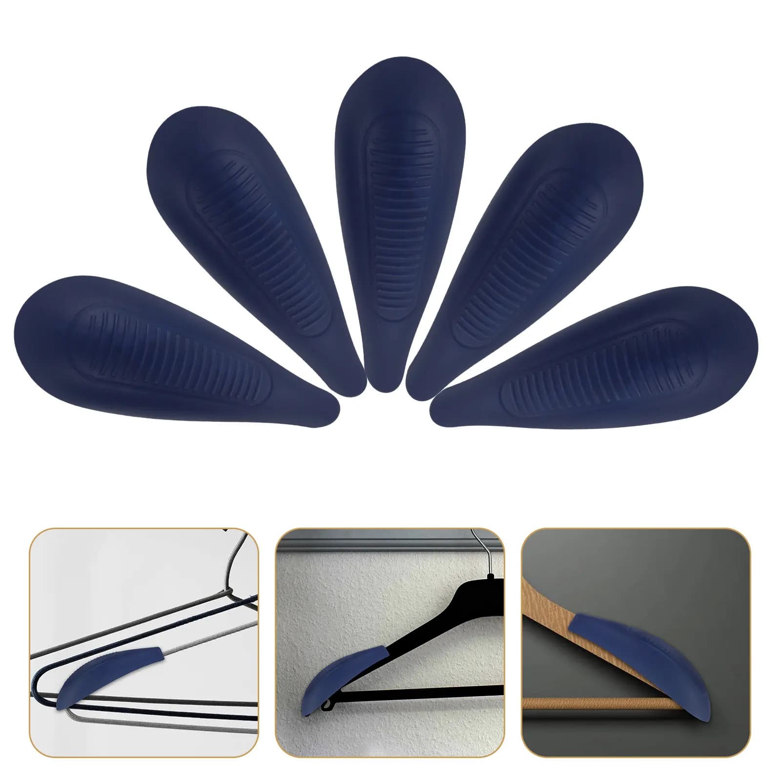 5Pairs Hanger Shoulder Protectors Plastic Shoulder Expanders Easy Attach Stable Secure Clothing Shape Keeper for Coats Dresses