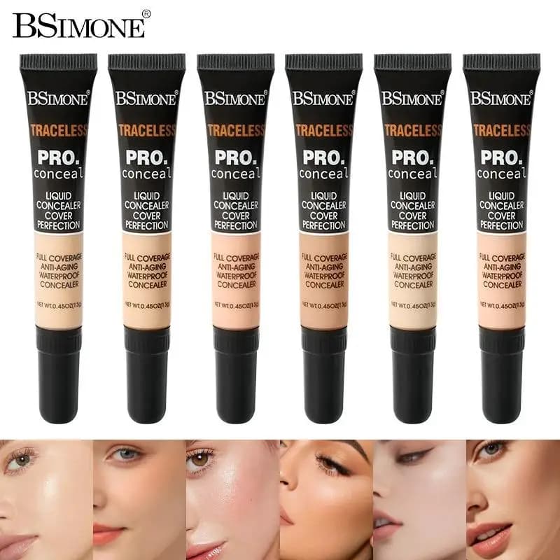 Correttore Professionale 13g, Fondotinta Liquido Idratante Flessibile, Copre Occhiaie e Imperfezioni, Correzione del Tono della Pelle, Cosmetico per il Trucco