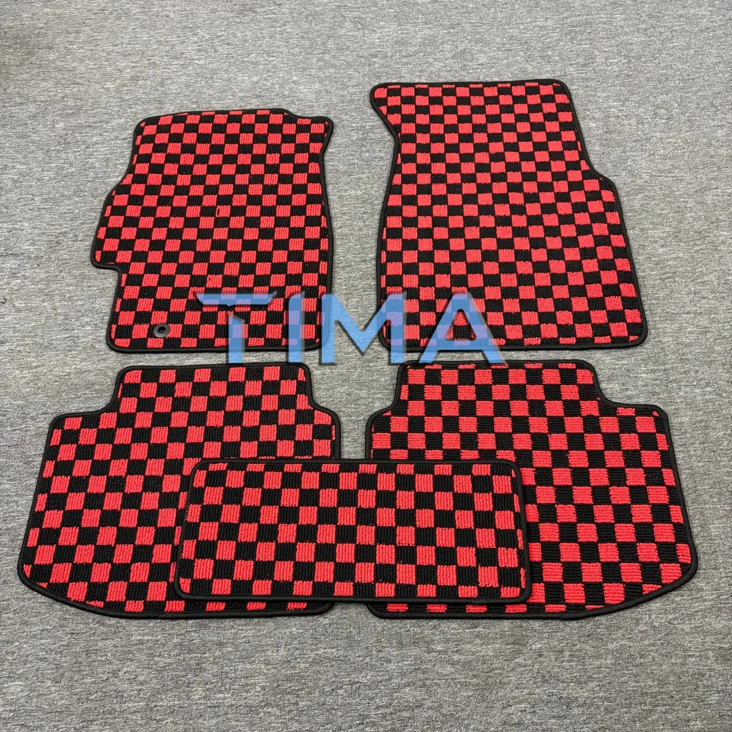 car floor Checker Floor Mats JDM Style Floor Mats For Honda CIVIC EK left Hand Driveor