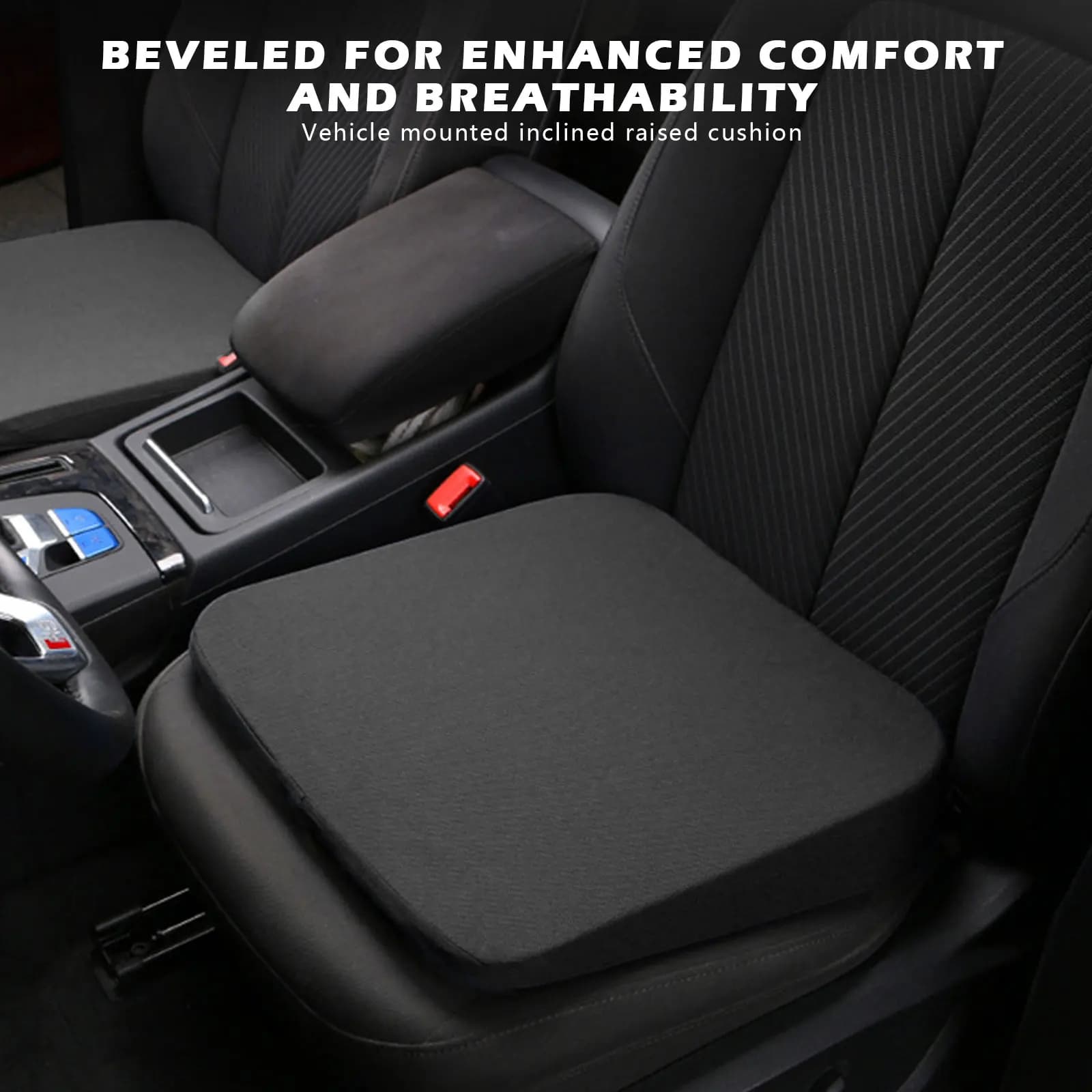 Cuscino rialzante per seggiolino Auto smussato Driver principale sedile singolo ispessimento cuscino per il sedere tappetini rialzanti accessori per interni Auto