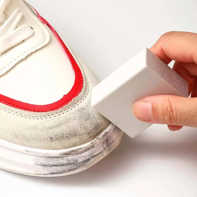Gomma per scarpe portatile Lucentezza delle scarpe Pulizia impermeabile Scarpe da ginnastica in pelle scamosciata Piccole scarpe bianche Decontaminazione Detergente per scarpe da ginnastica con gomma