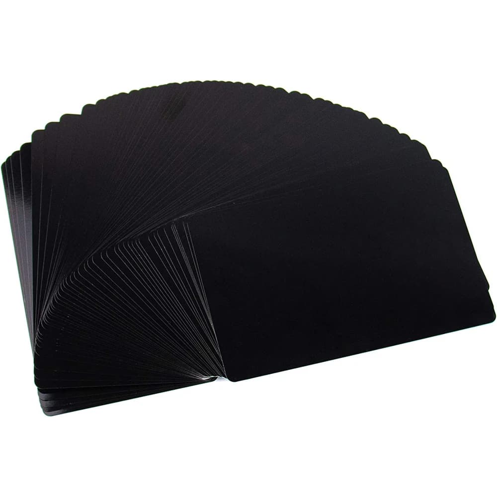 10 PCS 216chip 13,56MHZ NFC Scheda di controllo accessi vuota Carte per porte in PVC stampabili nere opache
