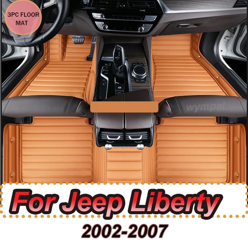 Tappetini auto di LUSSO Per Jeep Liberty Cherokee KJ 2002 ~ 2007 Versione Classica Tappetini Impermeabili Tappetino Alfombrillas Auto