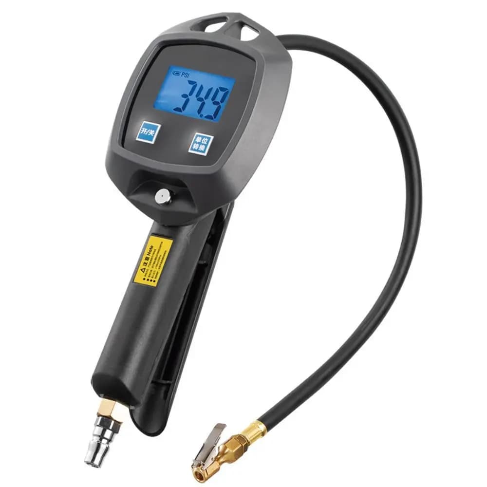 0-255 Psi Manometro per pneumatici Monitoraggio ad alta precisione 18 Bar Tester Pompa d'aria per pneumatici Gonfiatore Ugelli per tubi flessibili Monitor