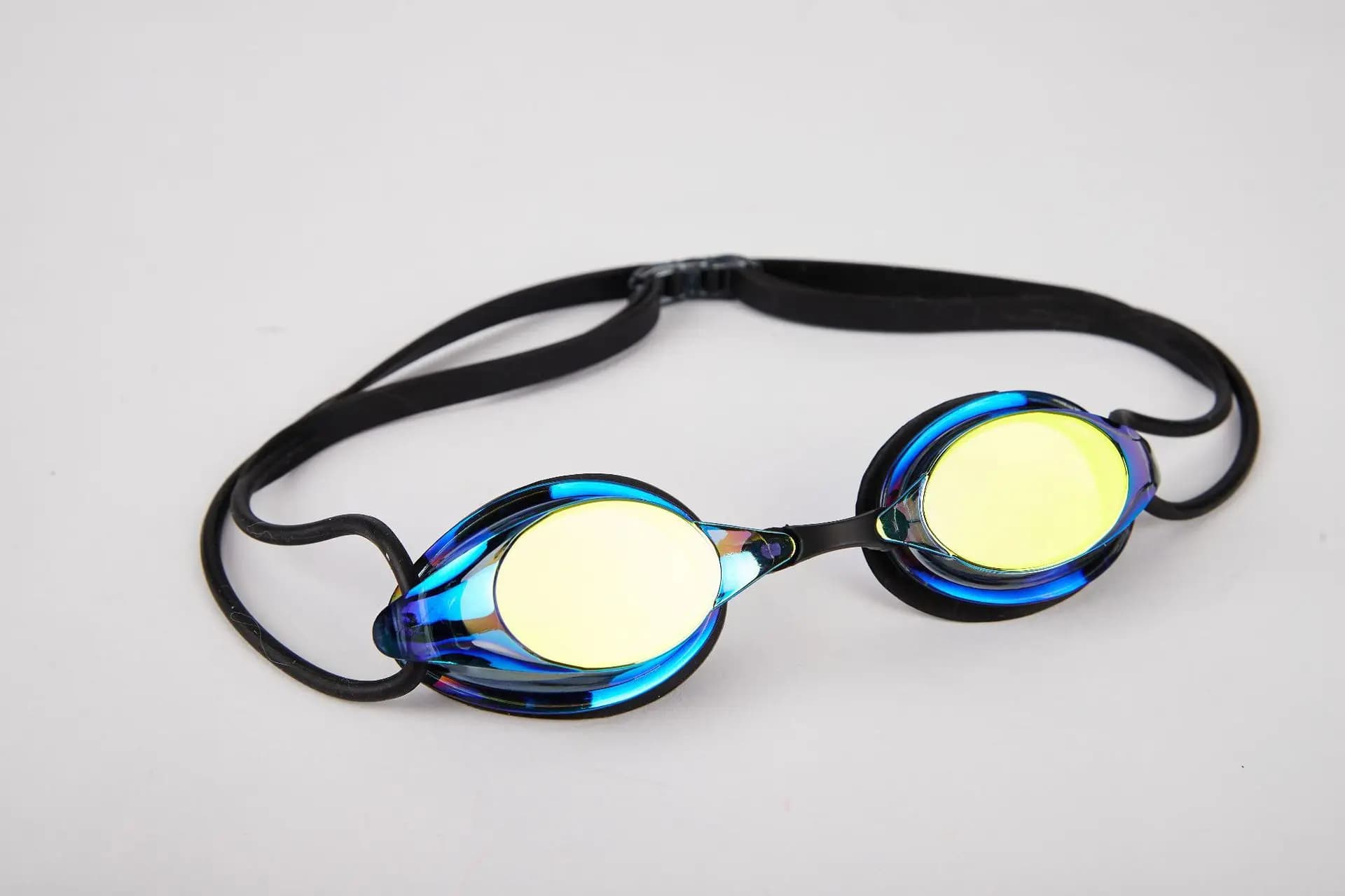 Professional Swimwear for Adults, Anti-fog lenses with UV protection, Waterproof, Silicone Adjustable, Dive Glasses