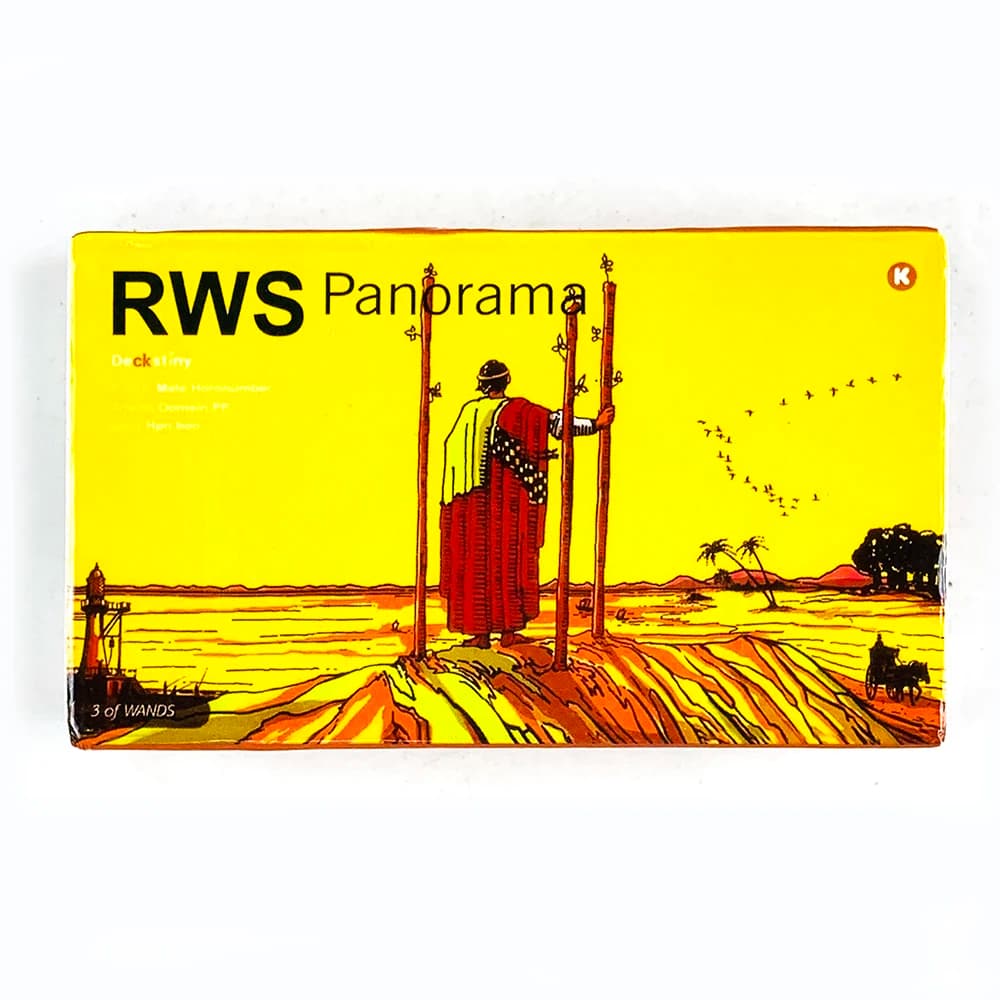 RWS Panorama Tarot Cards 78 Cards Panoramic Wide View Design Divination Board Game Spiritual Guidance Fortune Telling Tarot Deck