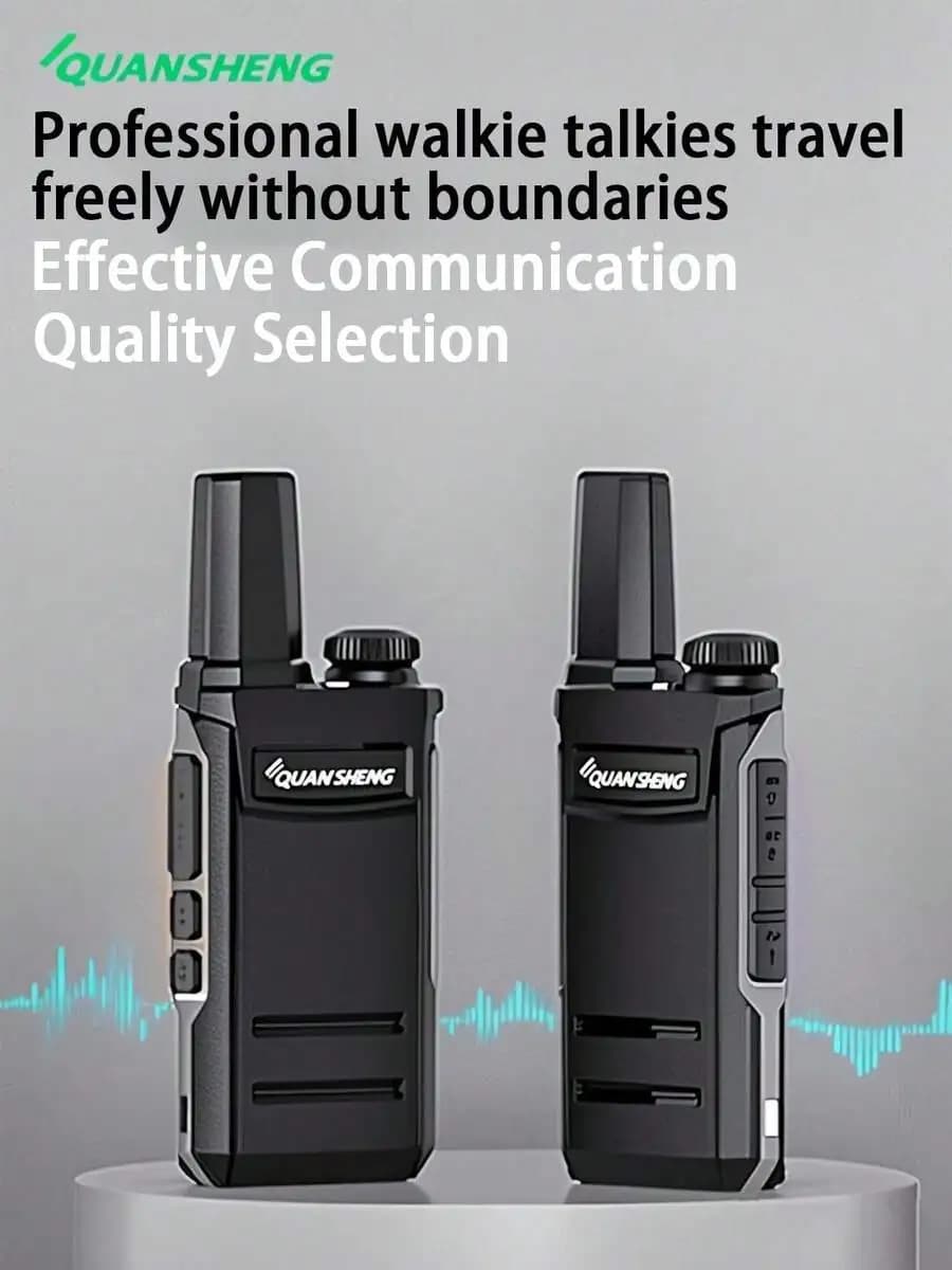 Long-Range Walkie Talkie For Cycling Racing Hiking Hunting With Wireless Remote Charging And Portable Design