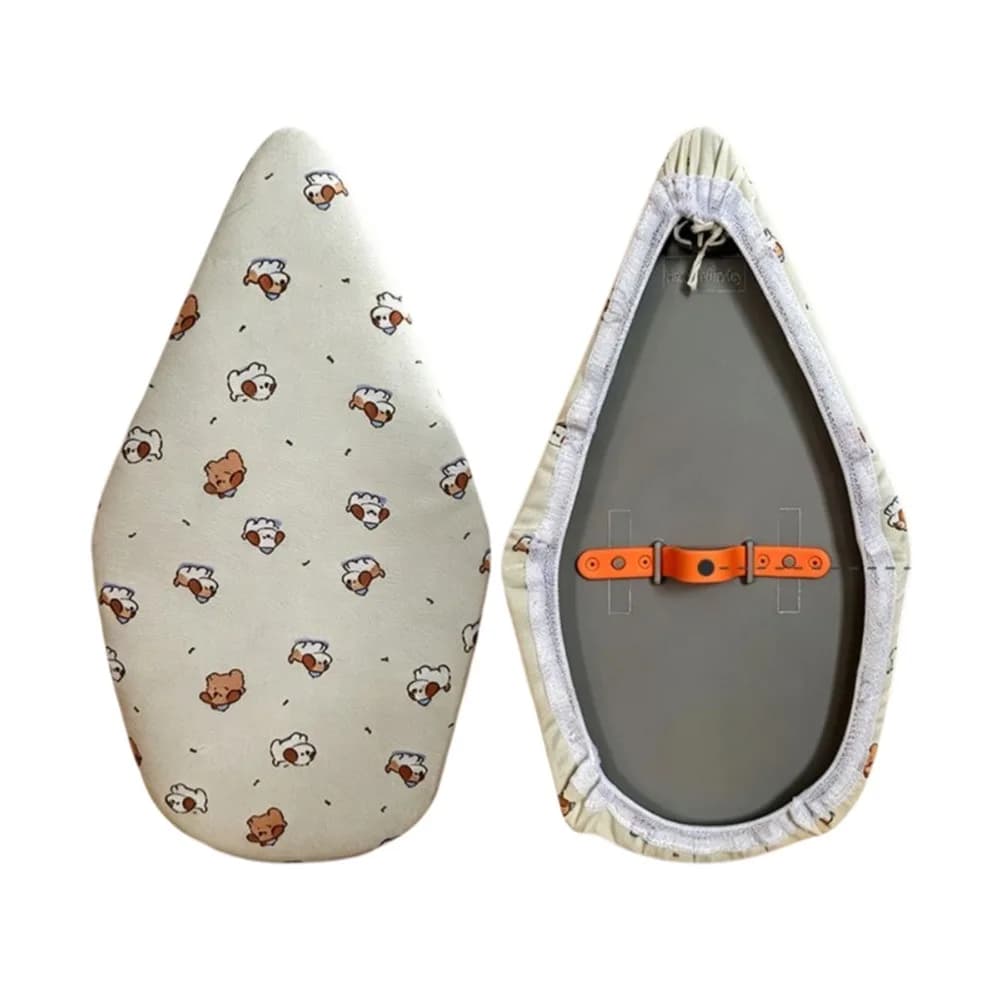 Heat Resistant Handheld Ironing Board Sponge Padding with Finger Loop Ironing Glove Mini Ironing Board