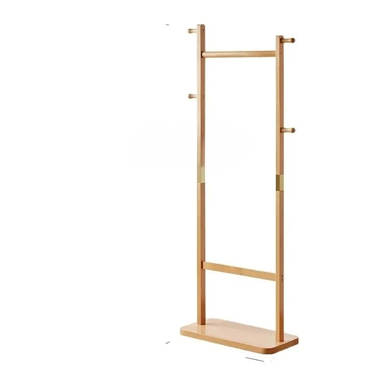 TQH Hangers Solid Wood Floor To Ceiling, Clothes rack for bedroom, domestic living room, Clothes rack