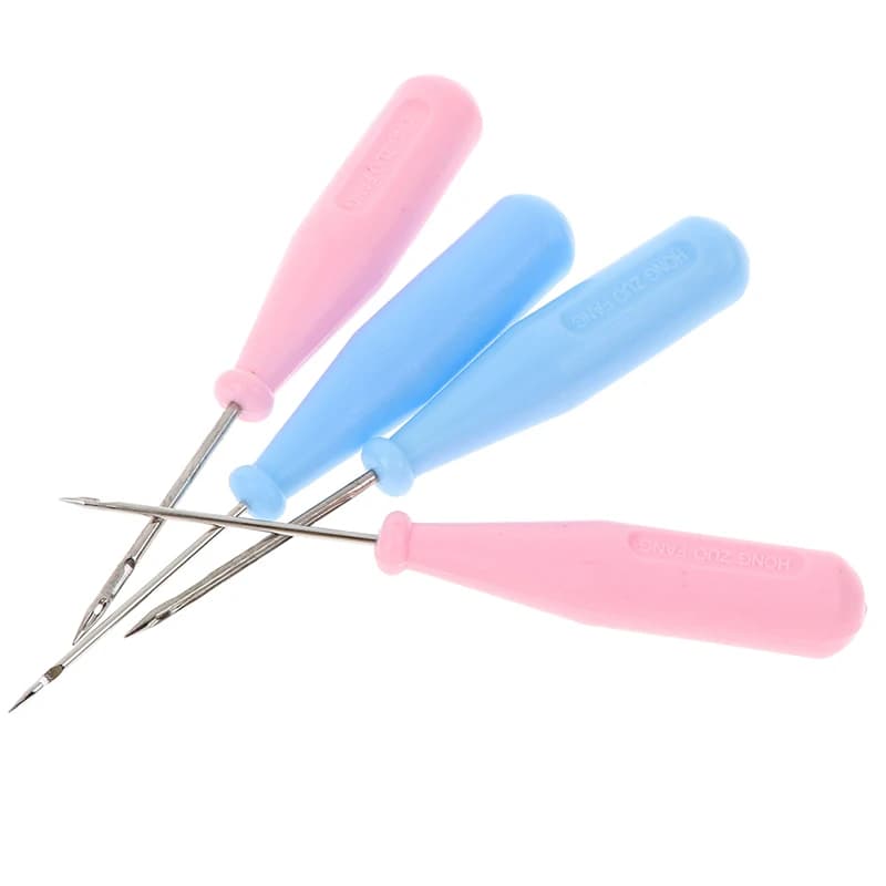 Shoe Repair Sewing Awl Kit Steel Hook Needle DIY Hand‑Stitching Leather Craft Shoes Maintenance Tools