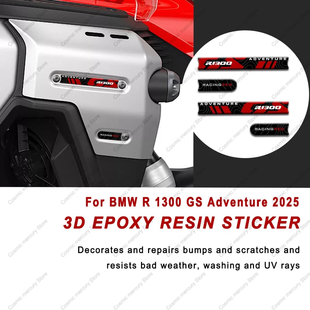 Adesivo protettivo in resina epossidica 3D Kit moto Adesivo serbatoio pad per BMW R 1300 GS Adventure 2025