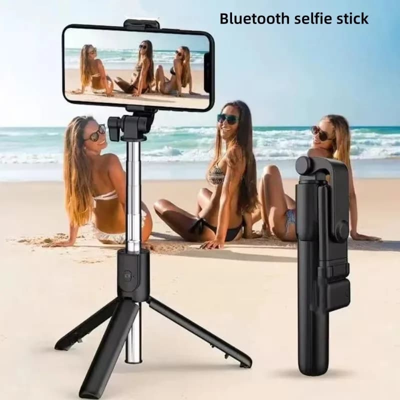 Supporto per treppiede per selfie stick Bluetooth senza luce di riempimento Treppiede per otturatore remoto per iPhone Supporto per telefono dal vivo Xiaomi