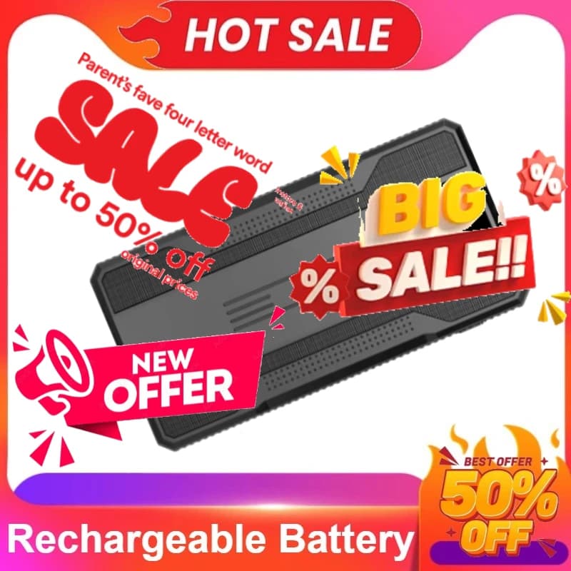Avviatore di Emergenza per Auto 12V, Power Bank Portatile, Caricabatterie, Dispositivo di Avviamento d'Emergenza con Display Digitale