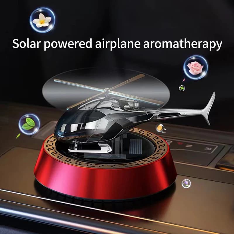 Perfumer for cars, solar energy, rotating air shape, fragrant decoration, lasting fragrance for the car, car accessories