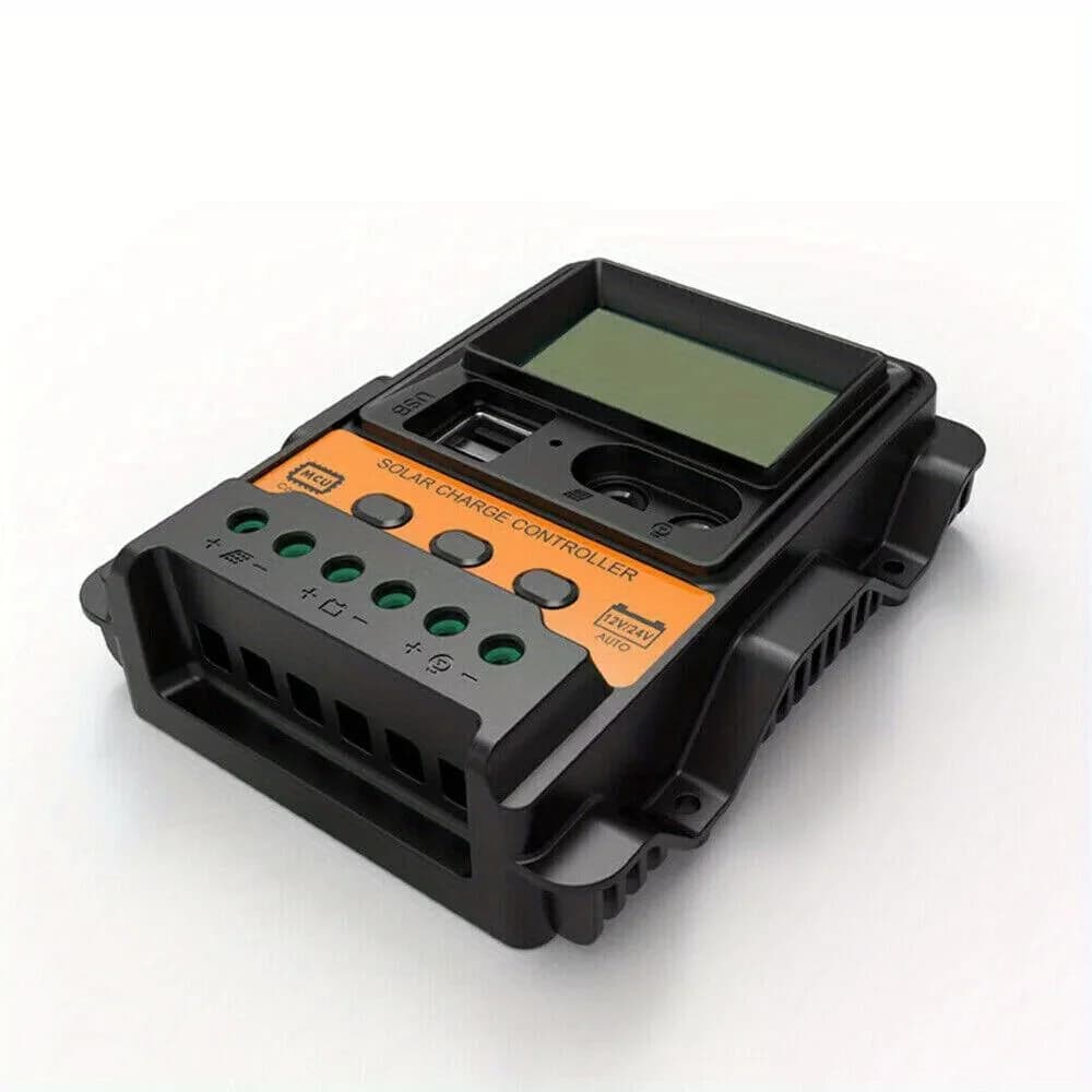 Pannello regolatore di carica solare 10/20 Regolatore batteria Doppio USB 24/12V