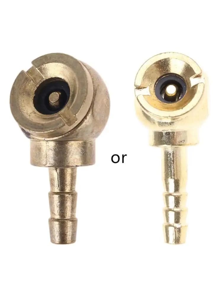 Gonfiatore per pneumatici per auto Lock On Air Chuck da 1/4" per compressore d con connettore a morsetto