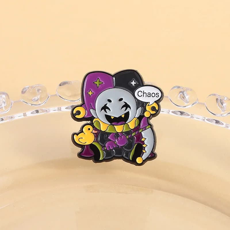 Character Brooch Cartoon Cute Clown Metal Badge Small Gift Wholesale Hat Pins for Backpacks Decorative Brooches Backpack Pin