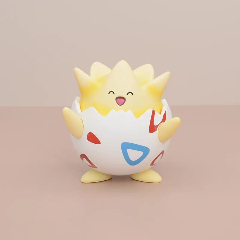 Nuova Figurina Anime Kawaii Pokemon Happy Togepi, Ornamento per Auto e Scrivania, Modellino Carino, Giocattolo per Ragazzi e Ragazze, Regalo Sorpresa da Collezione